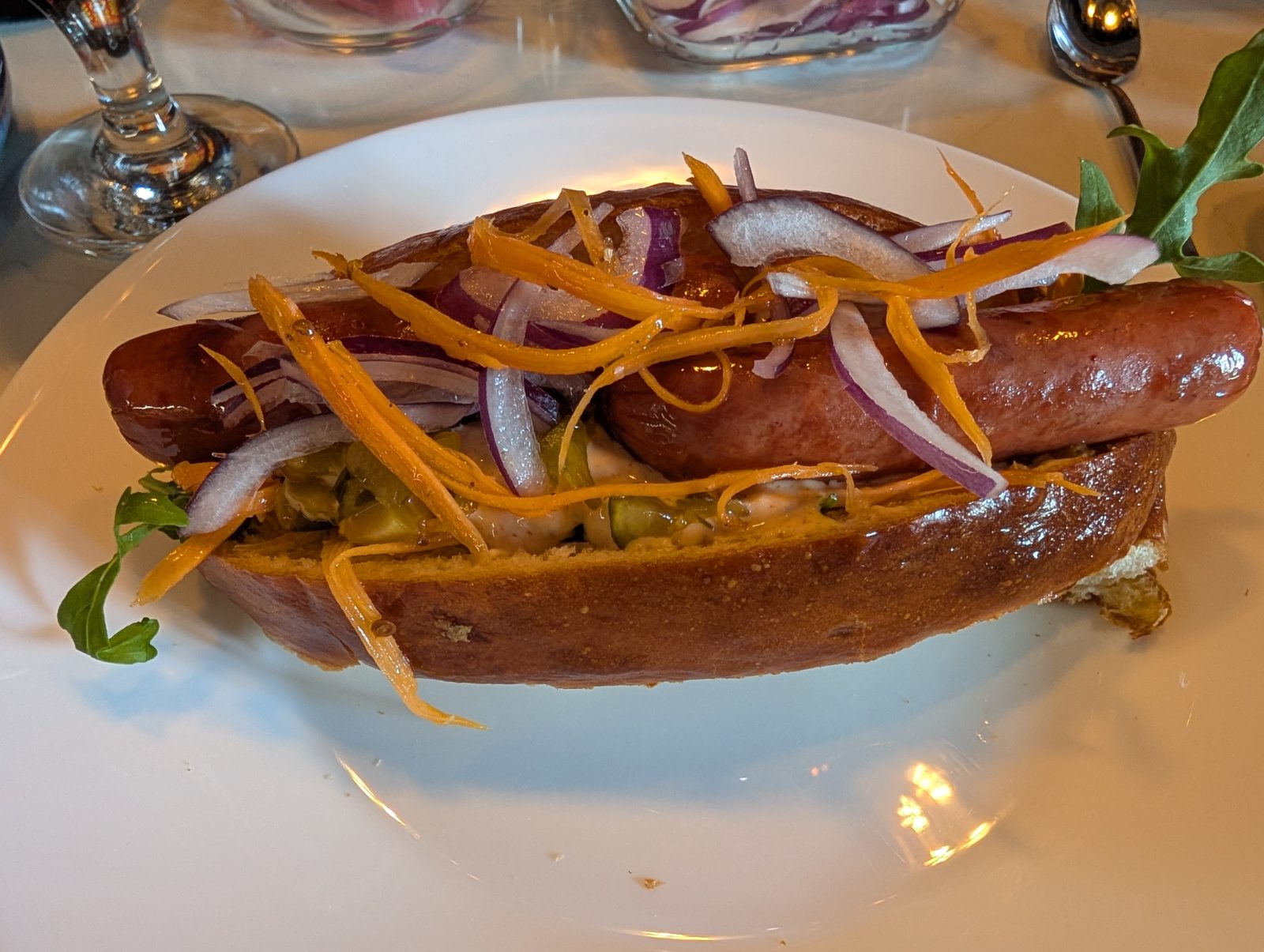 Smoked Sausage Hot Dog