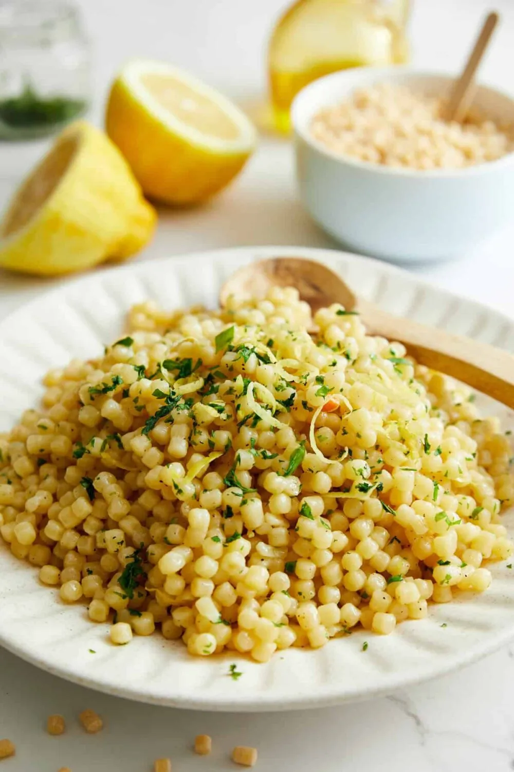 Boiled Ptitim (Couscous)